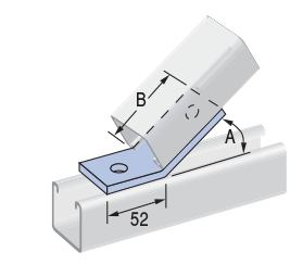 Angle Bracket 135 Degrees Internal (45 External)