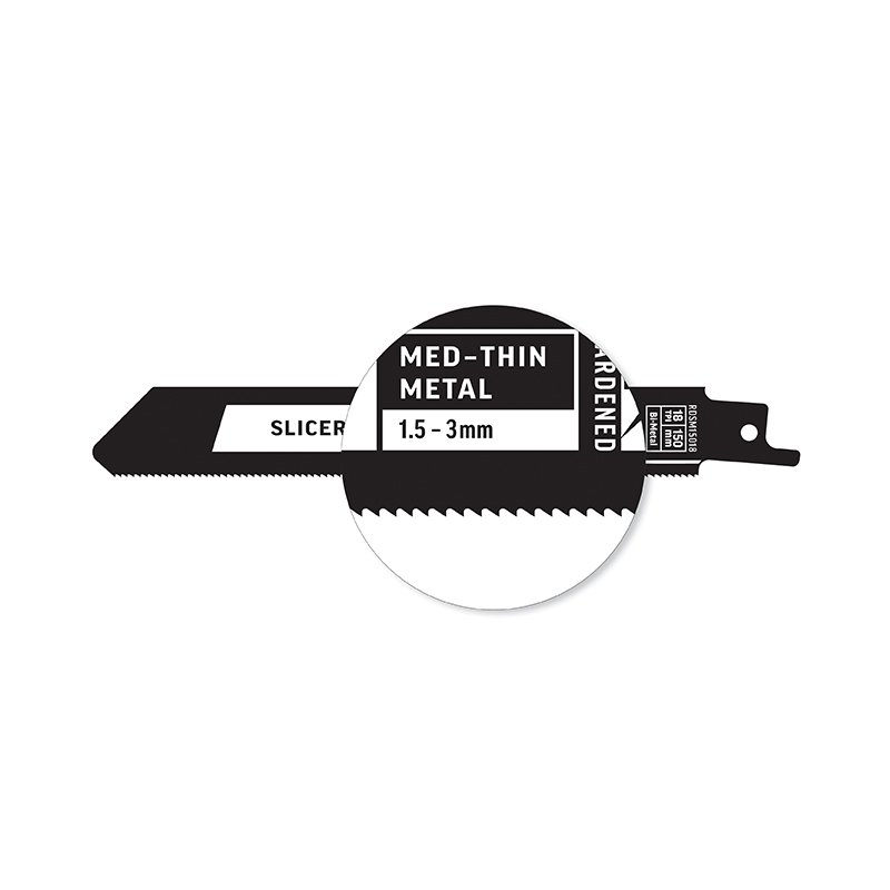 Reciprocating Blade Bi-Metal 18 TPI x 150mm (Pack of 5)