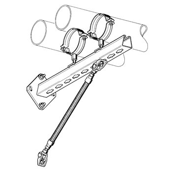 Universal Joint UG (M10) - With Adaptor Plate & Locking Nut