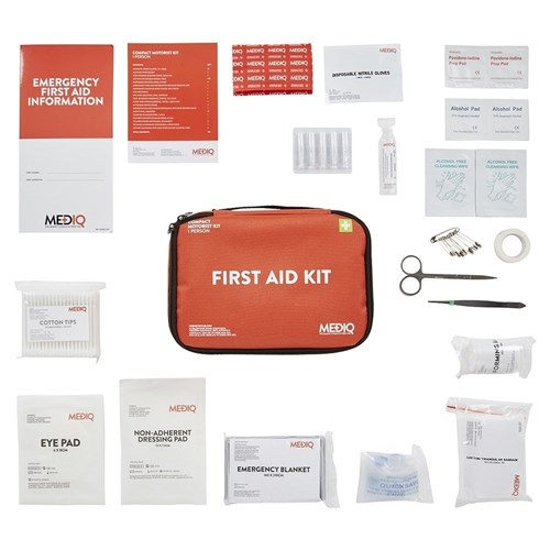 Motorist First Aid Kit - For Vehicle Glove Box