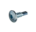 Screw Self Drilling Button Head Sq Drive ZINC Silver 10g x 16mm