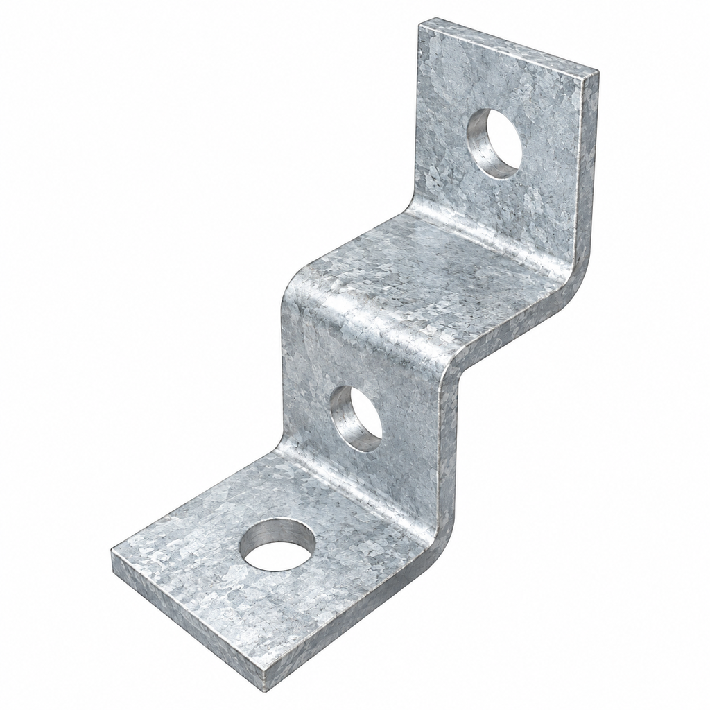 Strut Bracket W Shaped  41mm x 41mm 