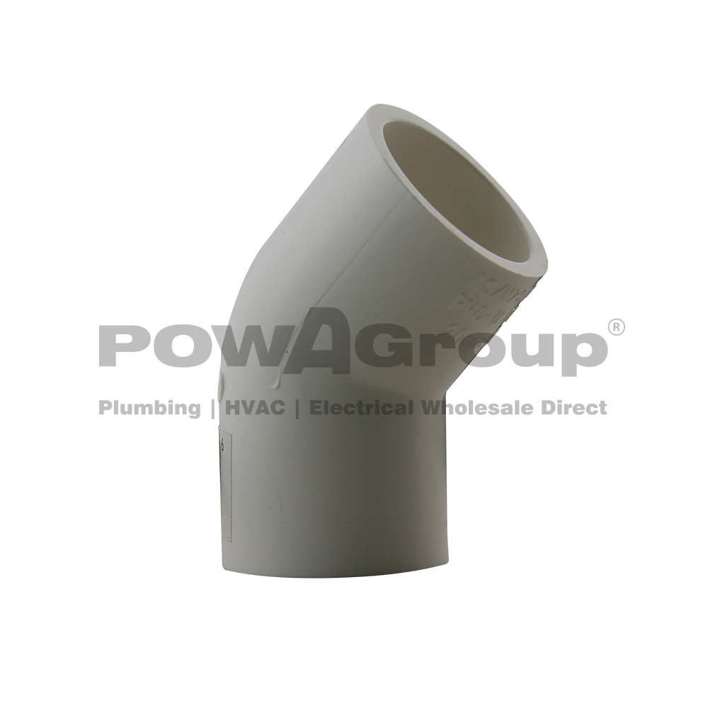 Pressure PVC 16mm Elbow 45 Degree 