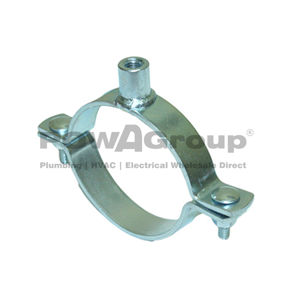 [SPECIAL ORDER] Welded Nut Clamp Z/P For Gal Pipe 100mm (114.0mm OD) M12