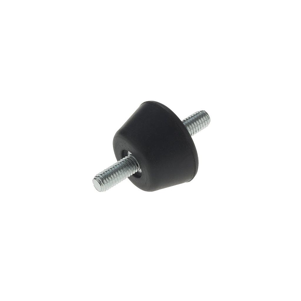 Anti Vibration Damper Black 30kg 8mm Thread. Pack of 4 with 8 x nuts &amp; Washers.
