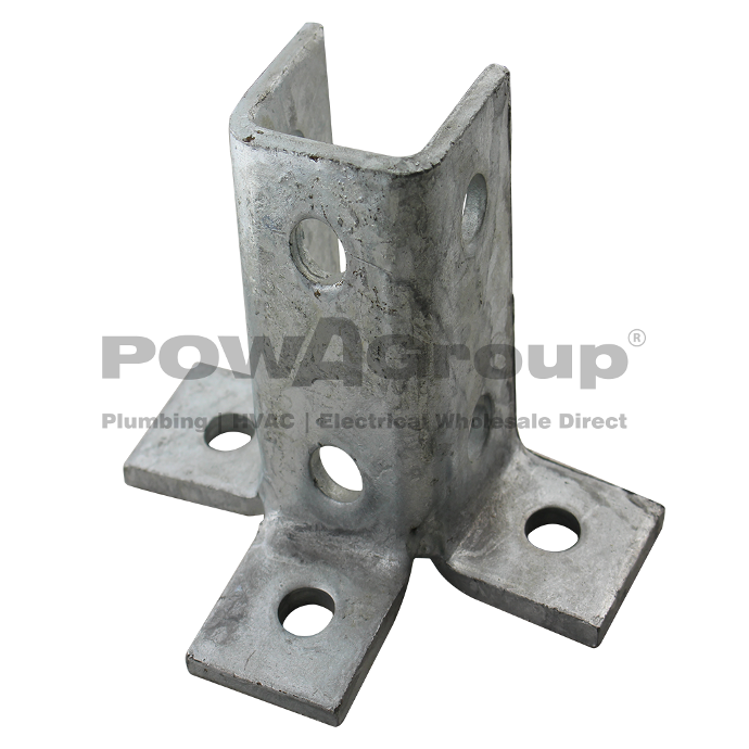 Strut Support Bracket 3 Wings U Shape Long - 40mm x 40mm