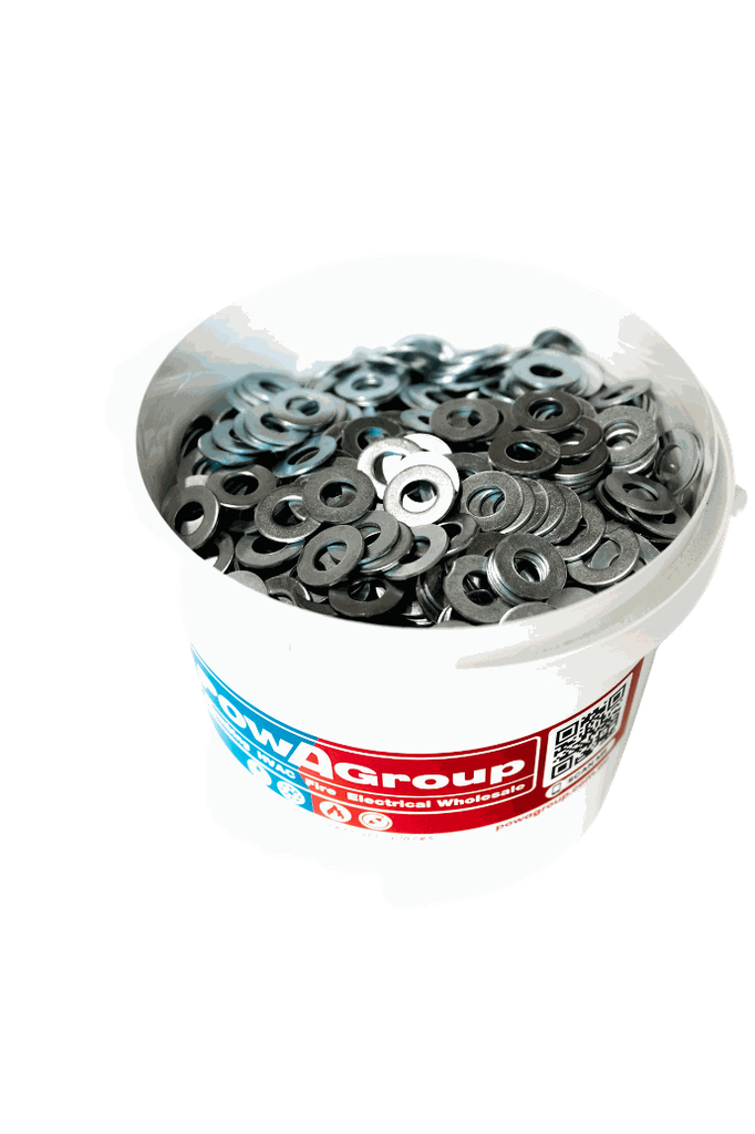 M10 Washer Flat Engineering 4.6 Z/P ID 10.5mm x OD 21mm x 1.6 1600pcs Bucket Deal