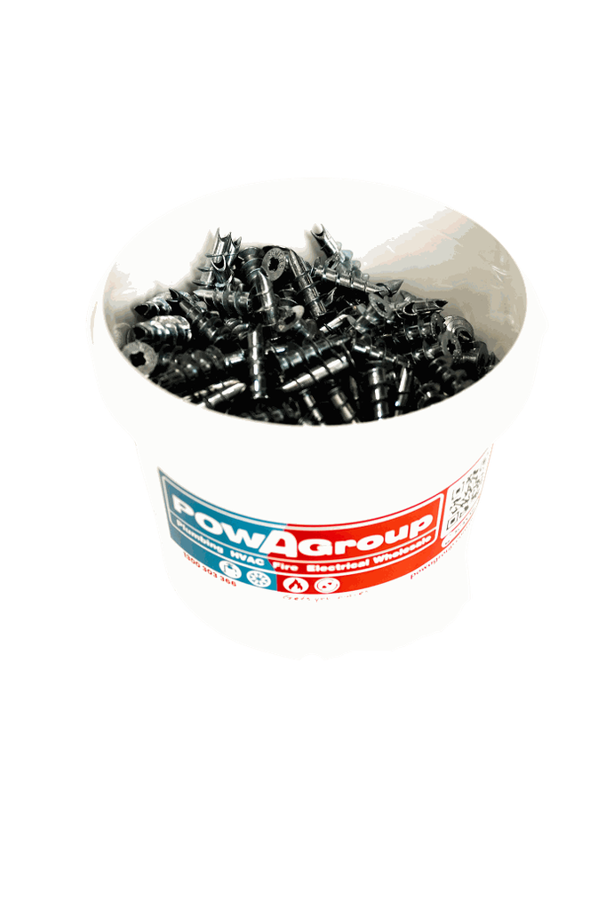 Spiral Plasterboard Fixing ZIP-IT Metal Open Ended 400pcs Bucket Deal