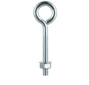 Eye Bolt  1/4" x 3" (75mm) With Nut