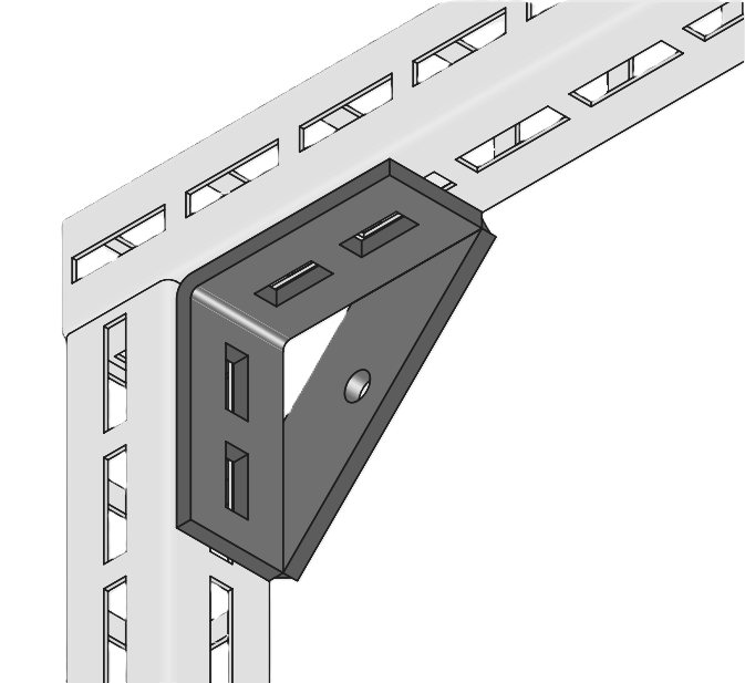 PowAFrame 80 Braced Angle Bracket