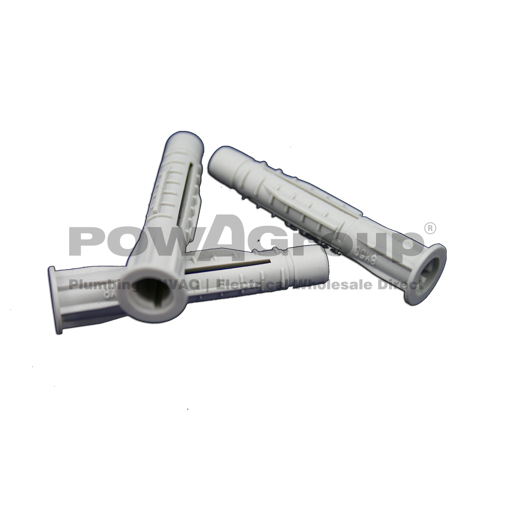 *PO* All Purpose Plug 6mm x 41mm 4 WAY EXPANDING ANCHOR With LIP 4AS-K