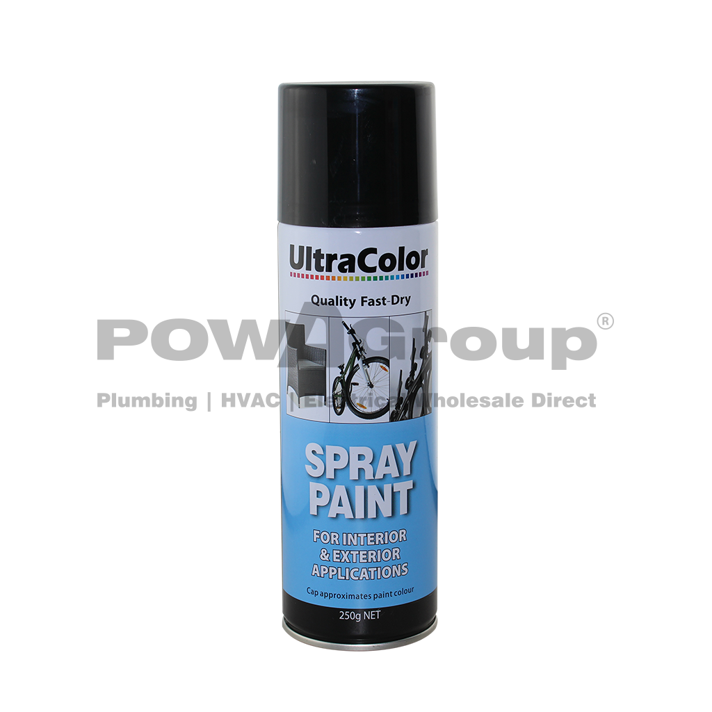 Spray Paint Aerosol Matte Black