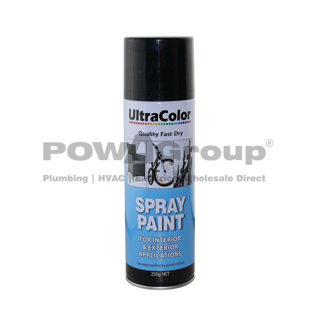 Paint Aerosol Satin Black