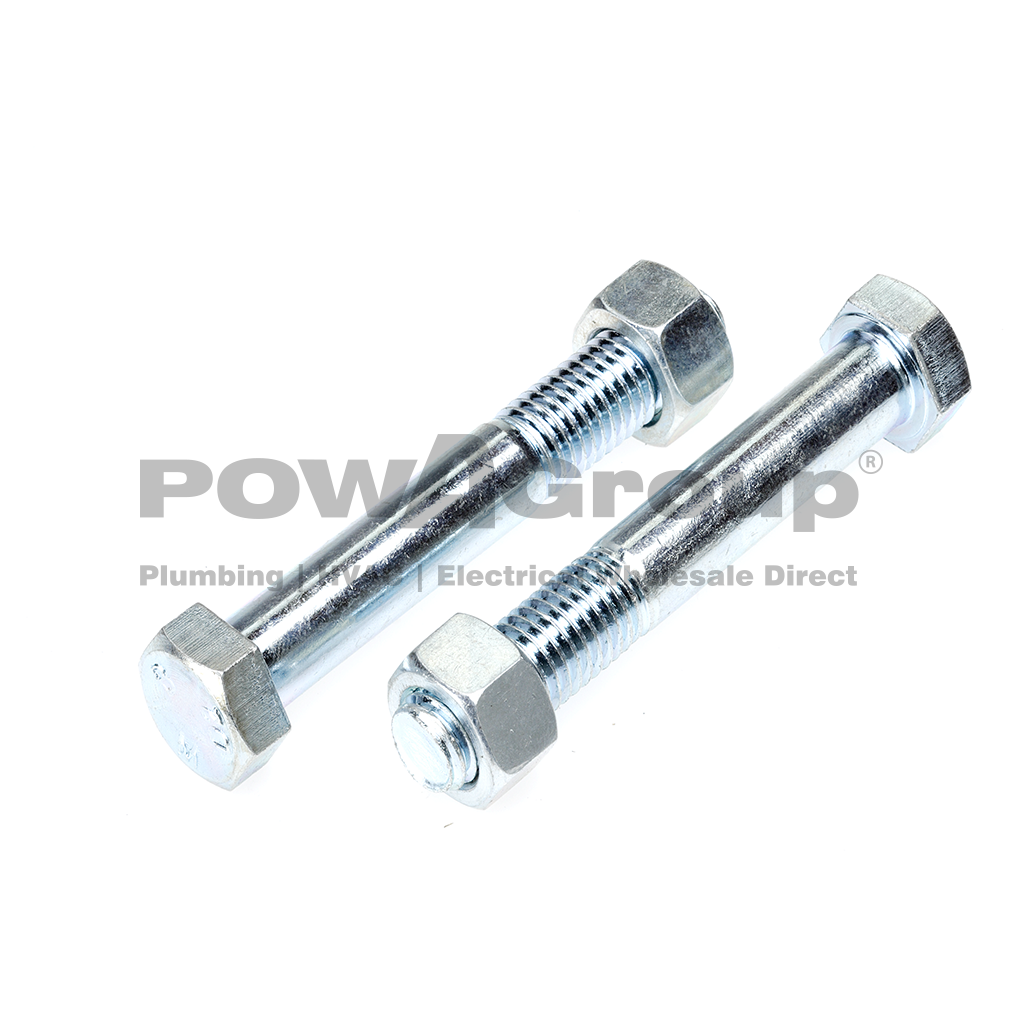 Bolt & Nut Hex 4.6 Z/P 6mm x 20mm