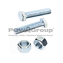 Bolt & Nut Hex 4.6 Z/P 6mm x 40mm