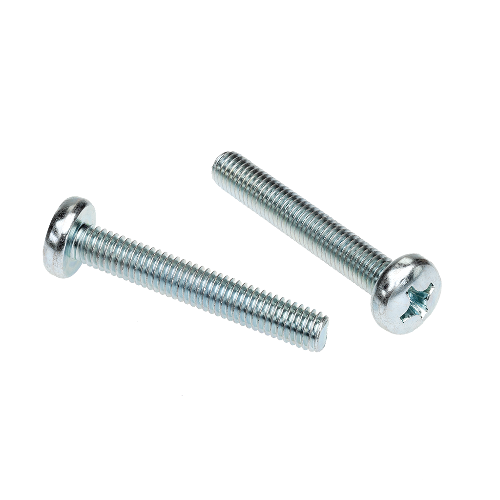 Screw Metal Thread Pan Phillips Head M6 x 20mm Z/P