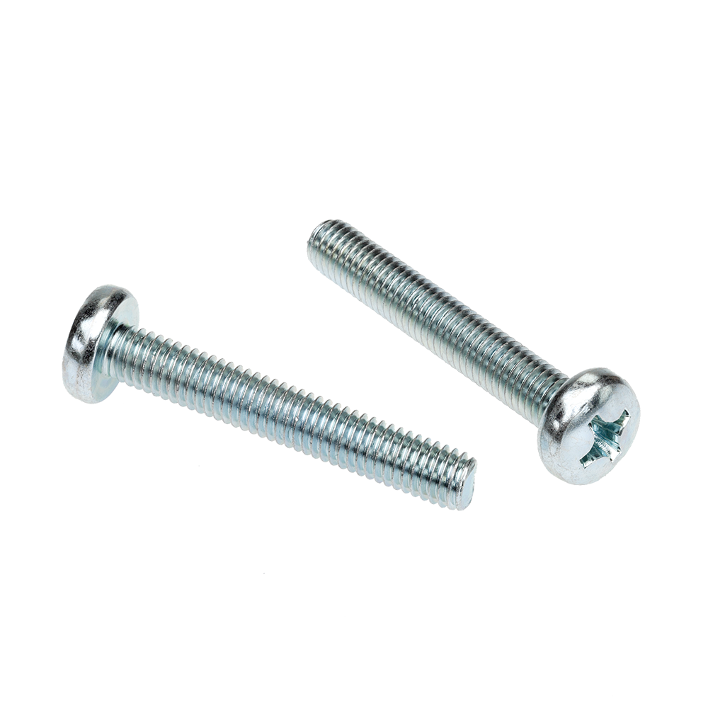 (Special Order) Screw Metal Thread Pan Phillips Head M6  x 40mm Z/P