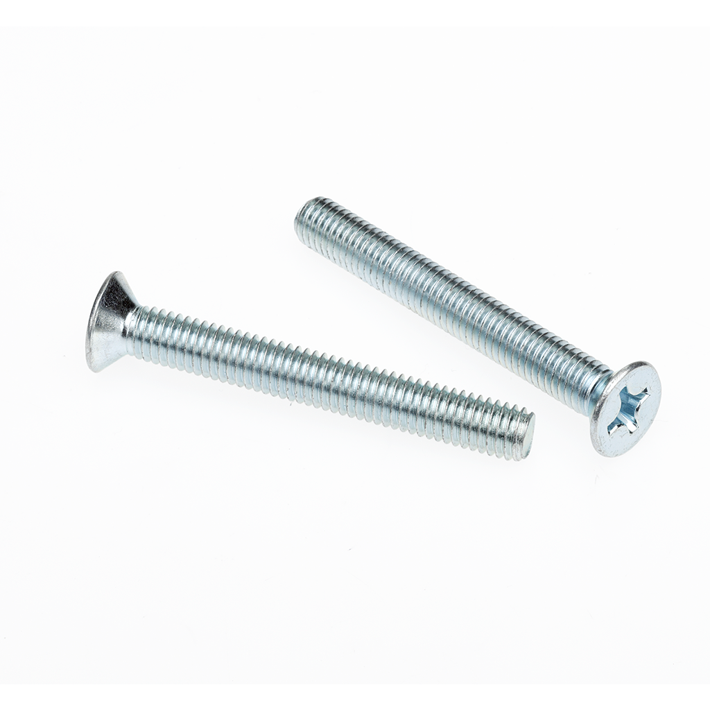 Screw Metal Thread CSK Phillips Head M5 x 12mm