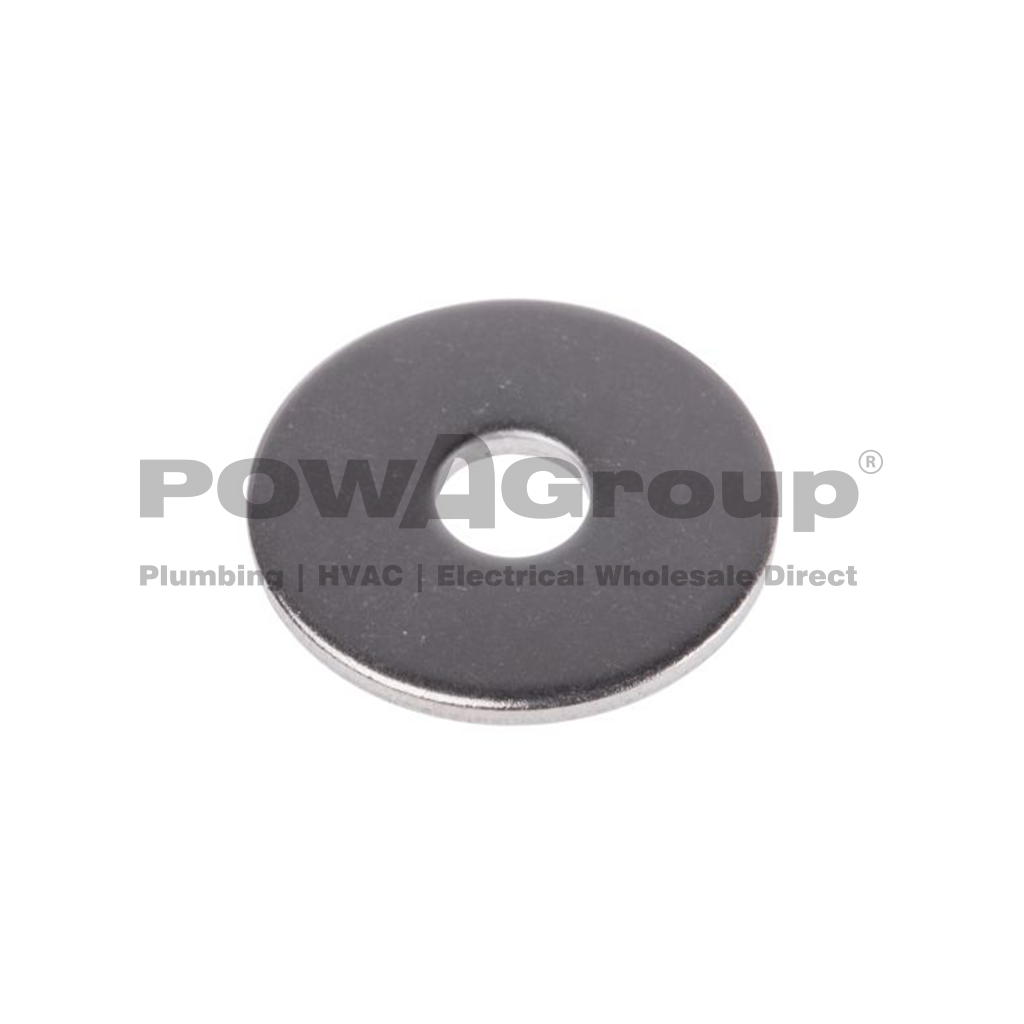 M6 Washer Flat Mudguard 4.6 Z/P x 22mm OD (1/4" X 7/8")