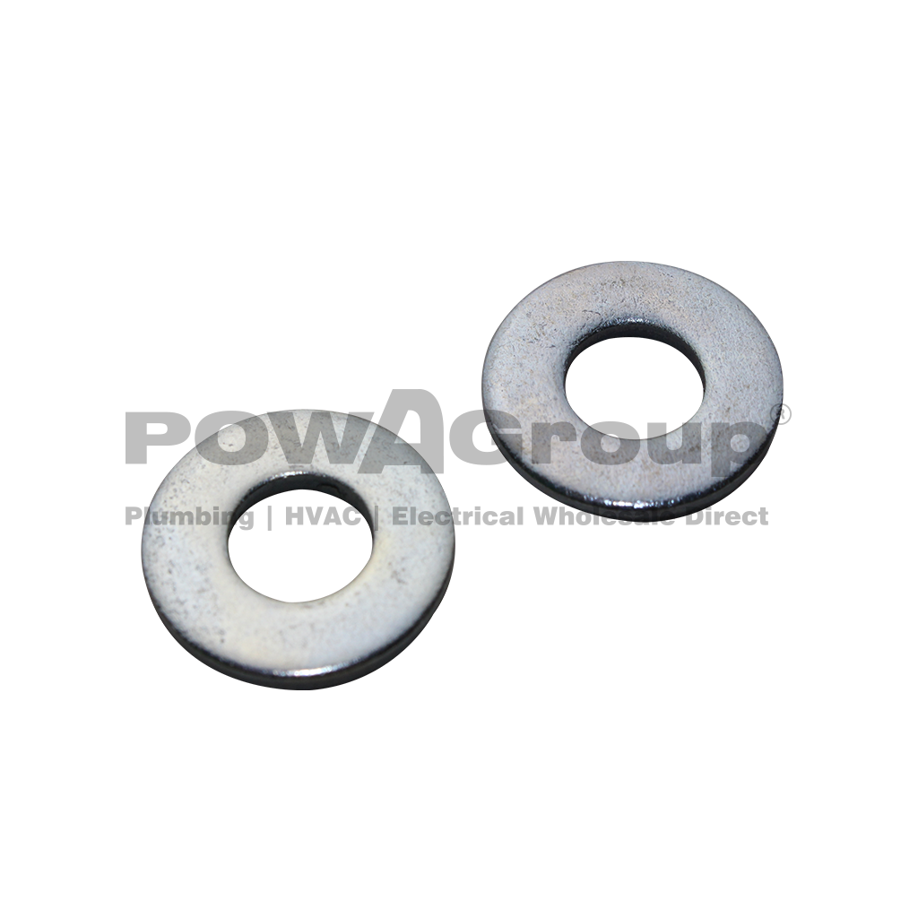 M10 Washer Flat Construction 4.6 Z/P (3/8") ID 11mm x OD 23-24mm x 1.8-2.0mm