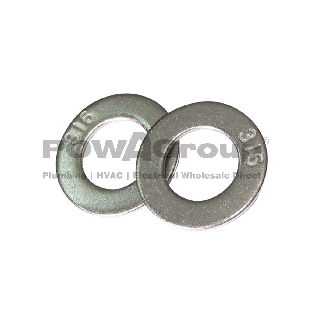 M10 Washer Flat 316 S/S x 21mmOD