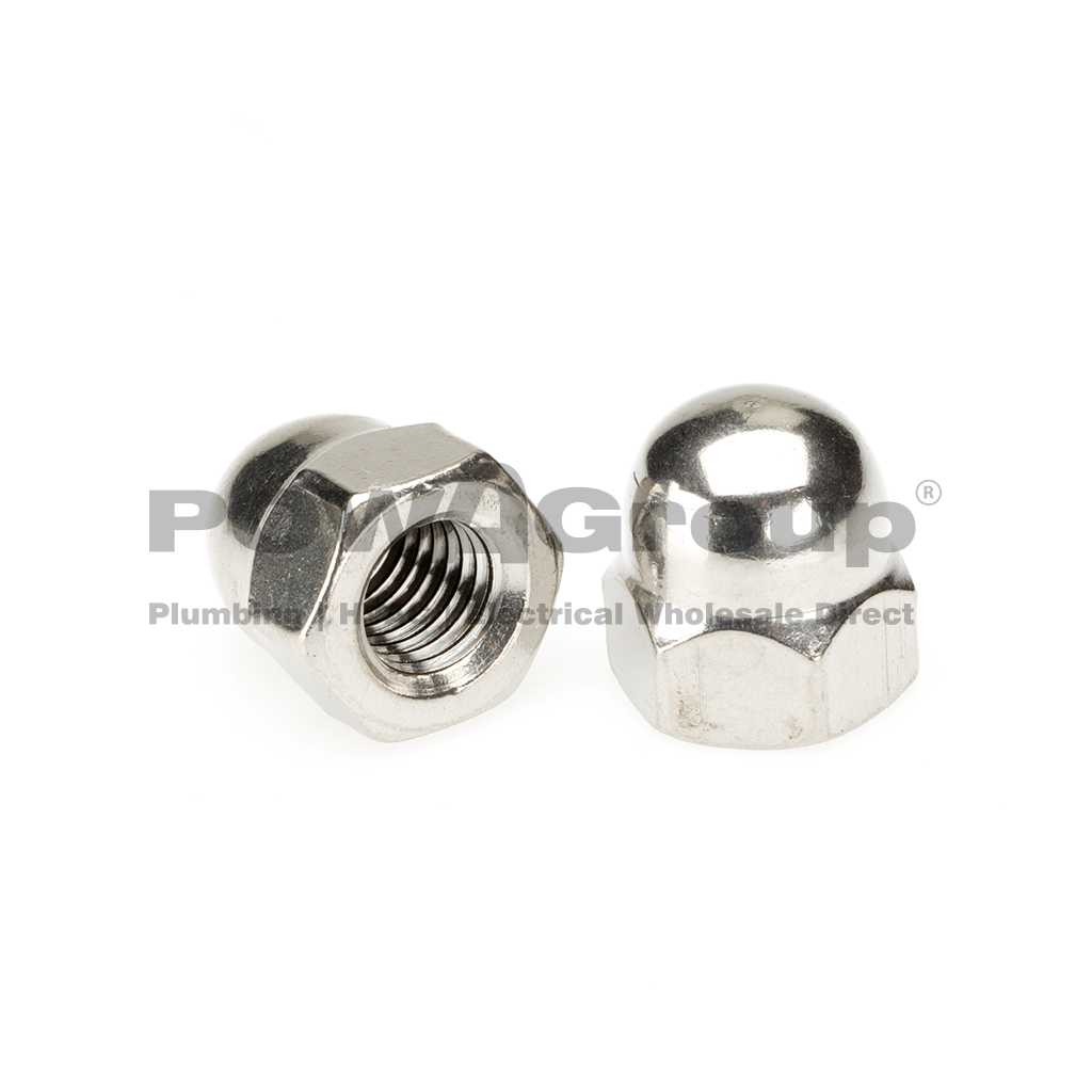 M10 Hex Nut Dome Class 5 C/P