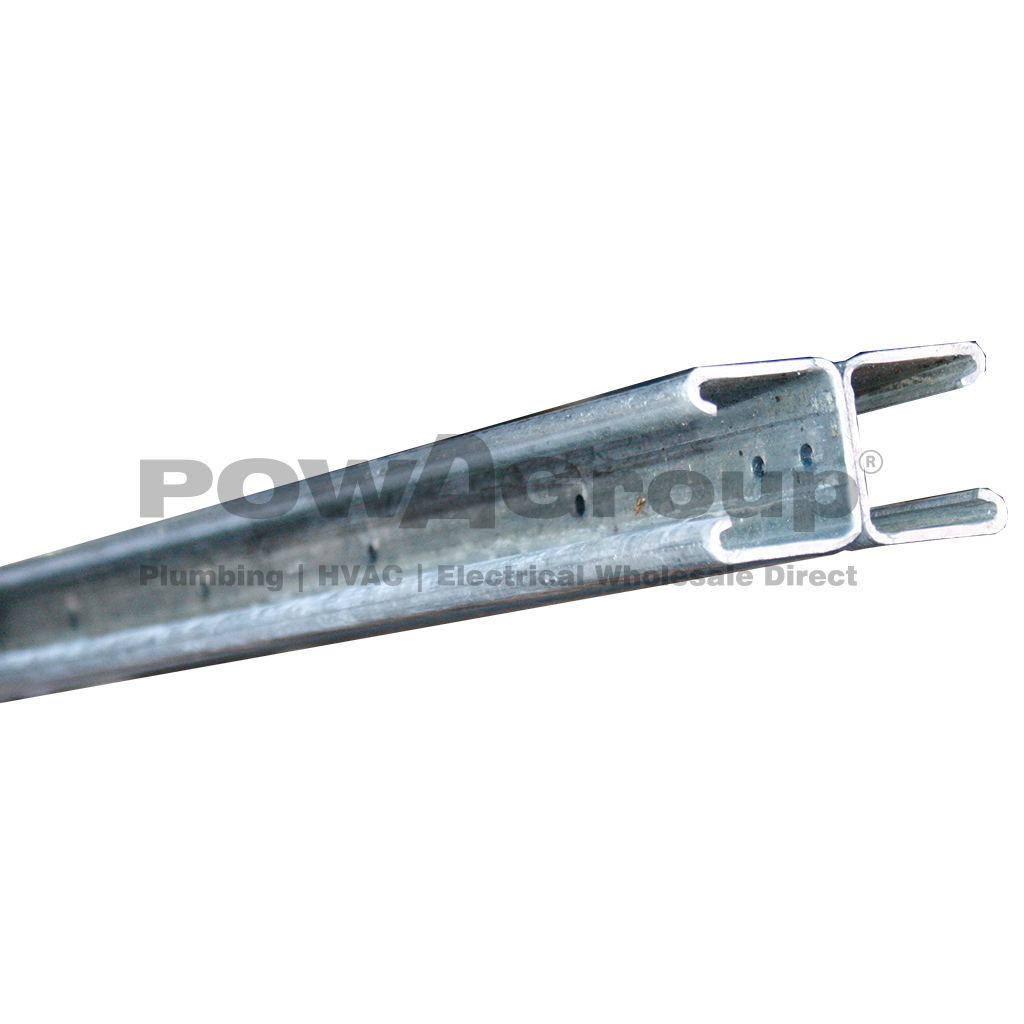 *PO* Strut SOLID Back to Back Galvabond 40mm x 80mm x 6Metre
