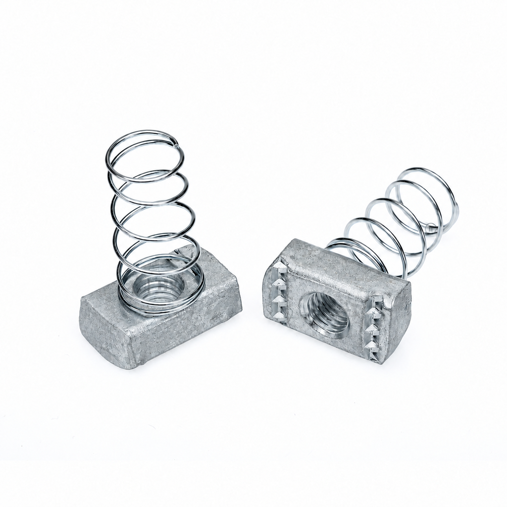 Spring Nut Long M12 Hot Dipped Galvanised - Suit 41mm x 41mm Strut