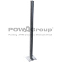 Cantilever HDG Unbraced Bracket 1000mm - With Square 110mm Base Plate