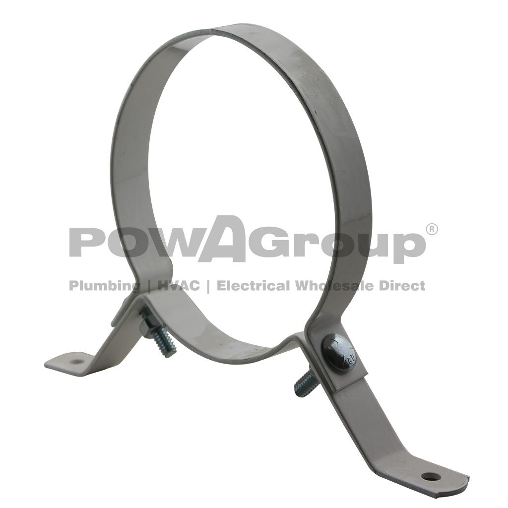 Saddle PVC Stand Off Wall Bracket 2 Piece 150mm