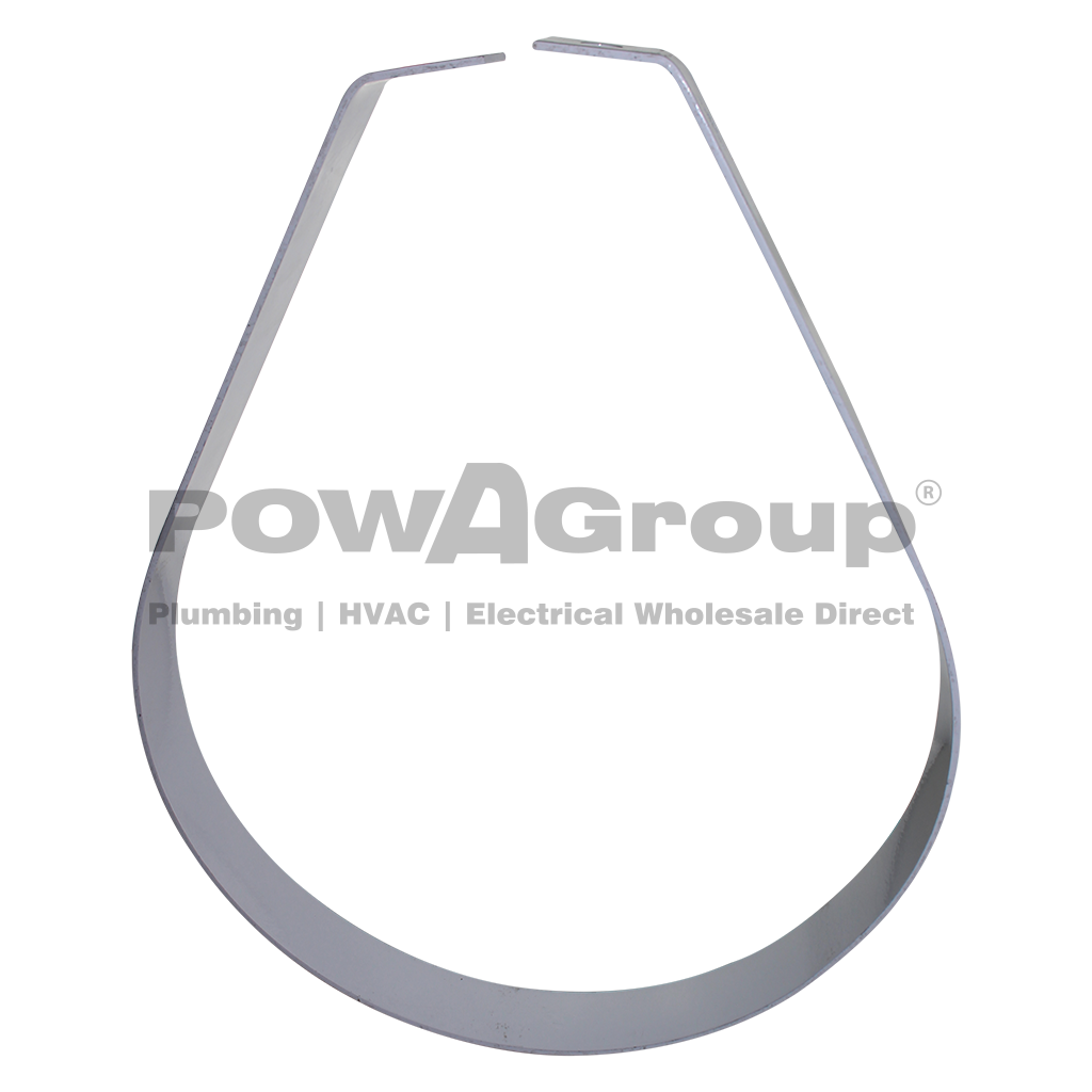 (SPECIAL ORDER) Pear Band Heavy Duty White P/Coated 225mm NB Size M12 x 250mm OD