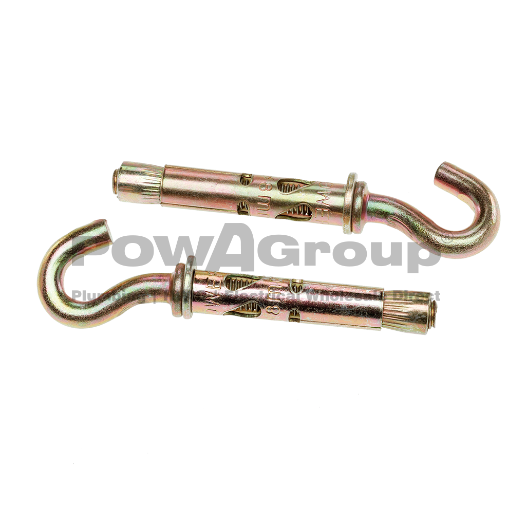 Hook Bolt Sleeve Anchor 8mm x 45mm Z/P