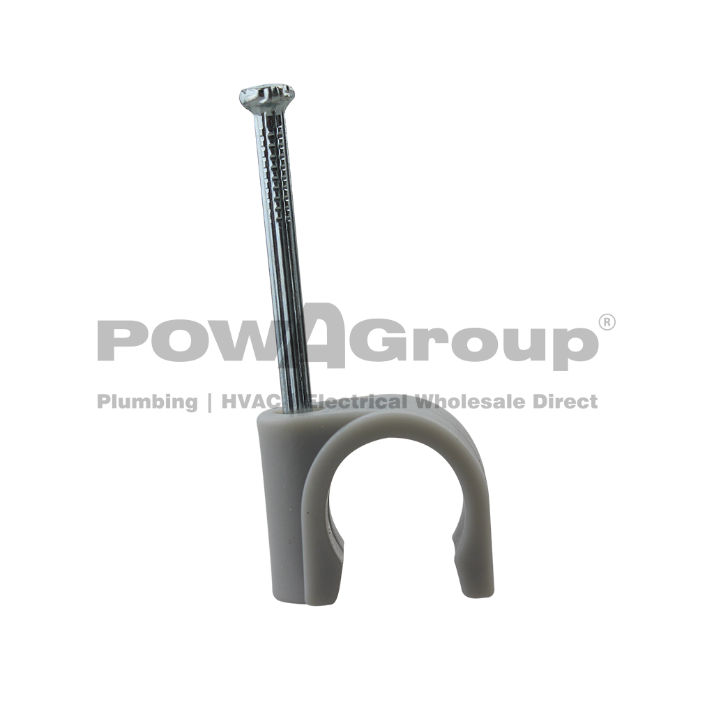 *PO* Pex Pipe Saddle 20mm - Masonry/Timber With Nail