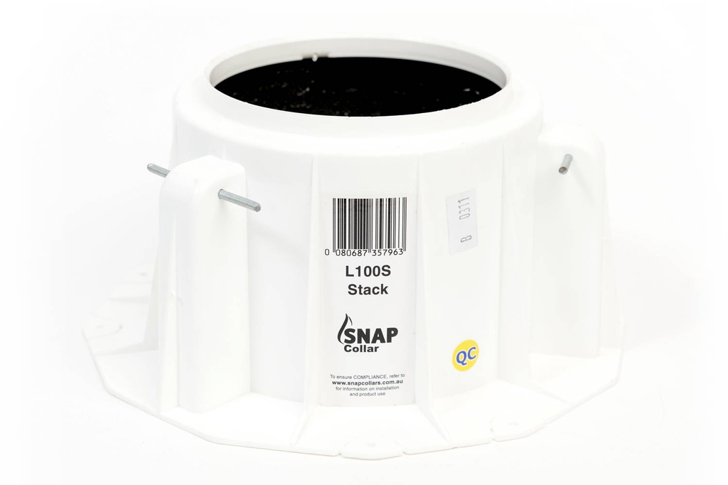 SNAP Stackwork Only Low Profile Cast-in Fire Collar 100mm L100S