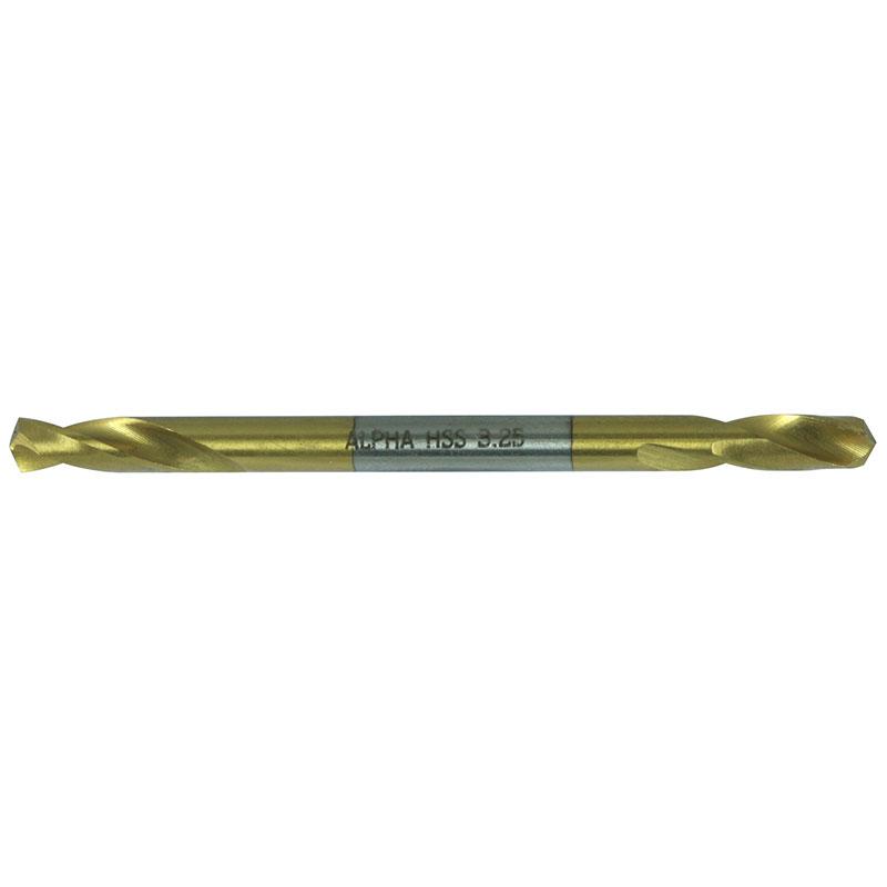 Drill Bit Double Ended Tinite Coated No.30 (3.26mm) - Gold Series