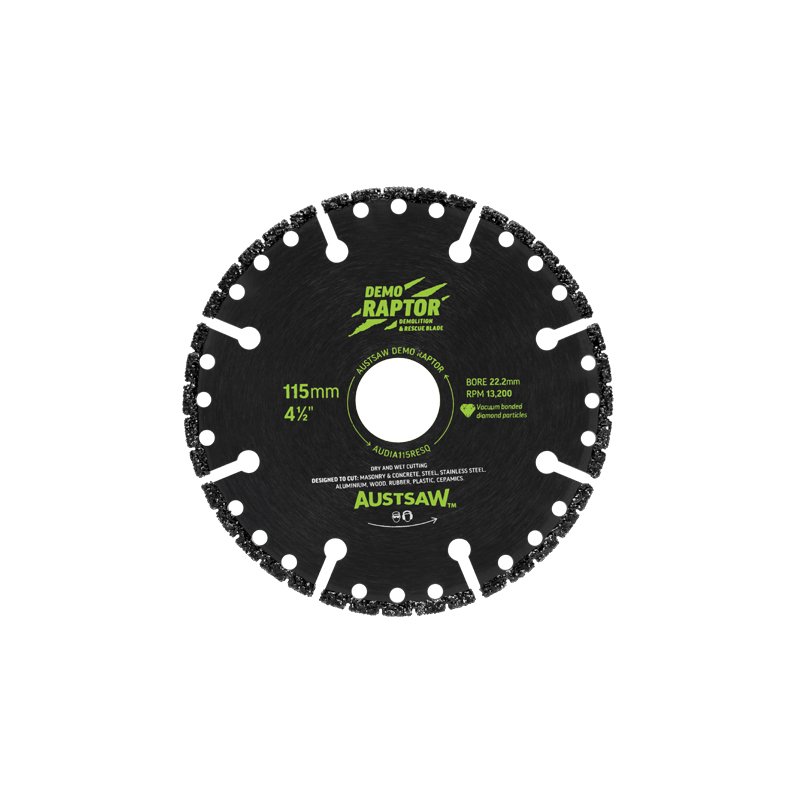 Demo Raptor Extreme Multi-Purpose Demolition Diamond Blade - 115mm (4.5")