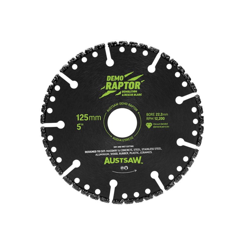 Demo Raptor Extreme Multi-Purpose Demolition Diamond Blade - 125mm (5")