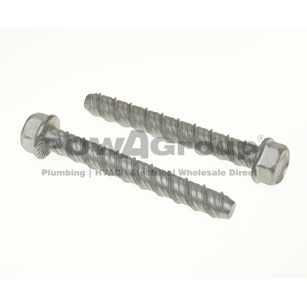 Screw-in Bolt Hex Head Concrete Anchor GAL 6mm x 50mm