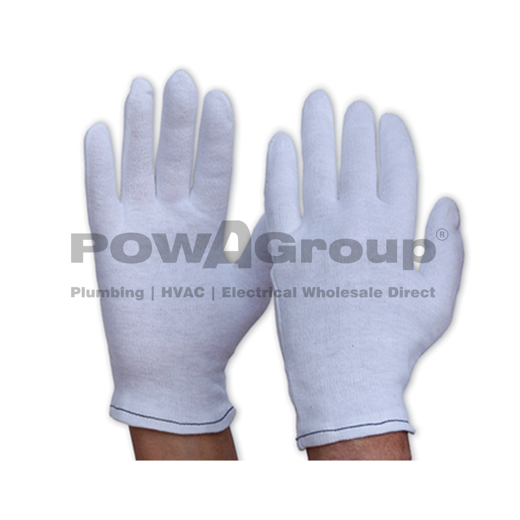 (SPECIAL ORDER) Gloves White Cotton - 12 Pairs
