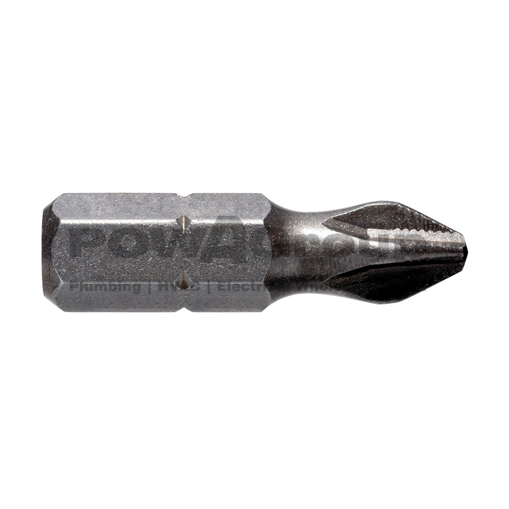 Insert Bit PH2 x 25mm - Ribbed 