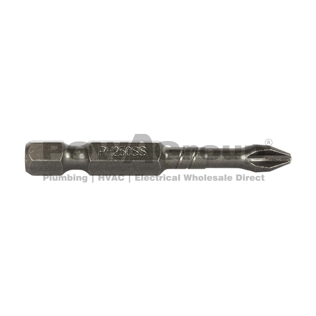 THUNDERZONE PH2 x 75mm Impact Power Bit (Pack 10)