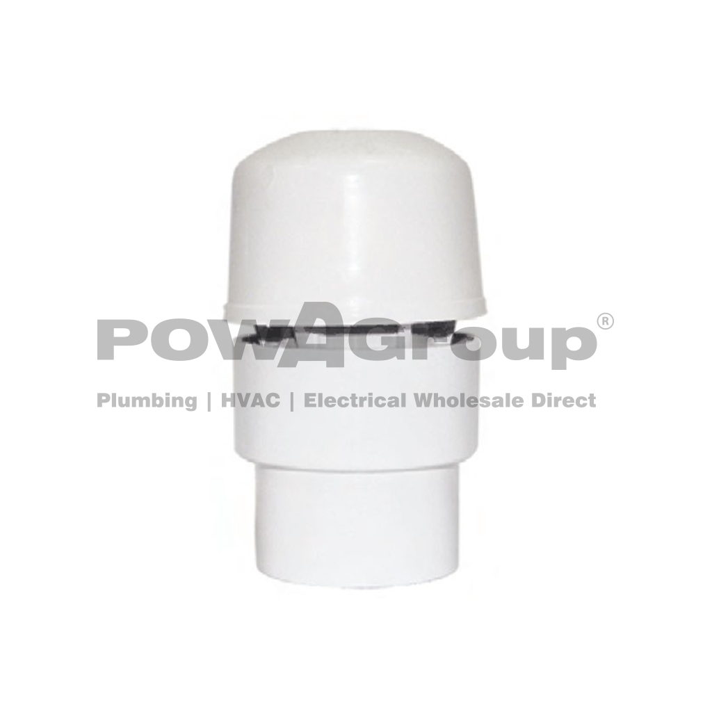 POWAPIPE Air Admittance Valve To Suit 32 40 & 50 mm 9ltrs / Sec