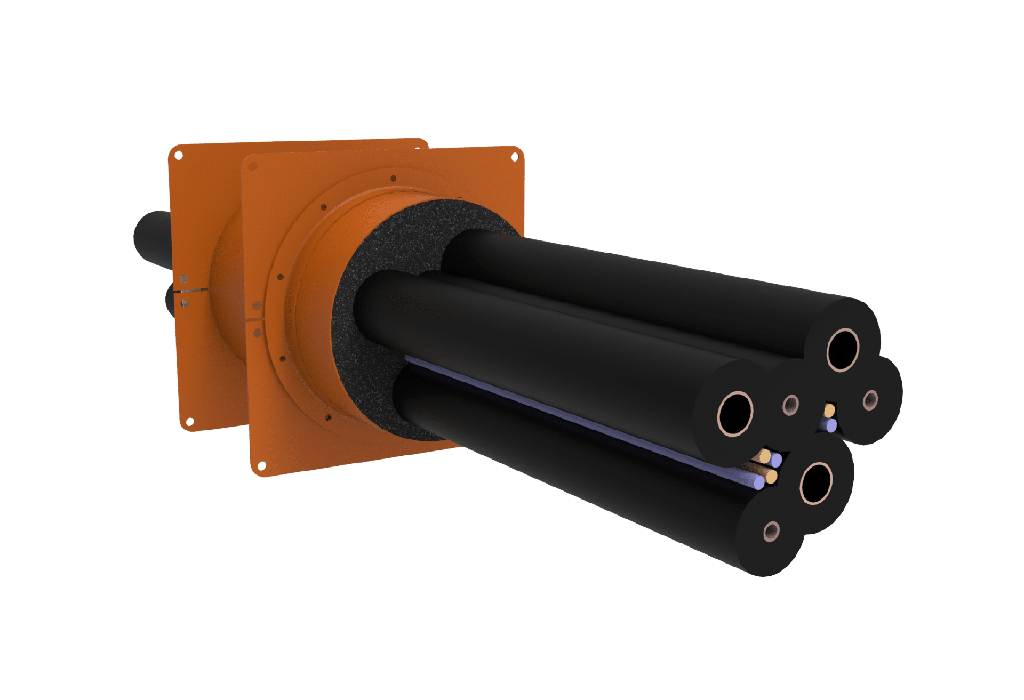 (Special Order) Fyabox Mini Cable Transit 100mm Round with Flange Kit