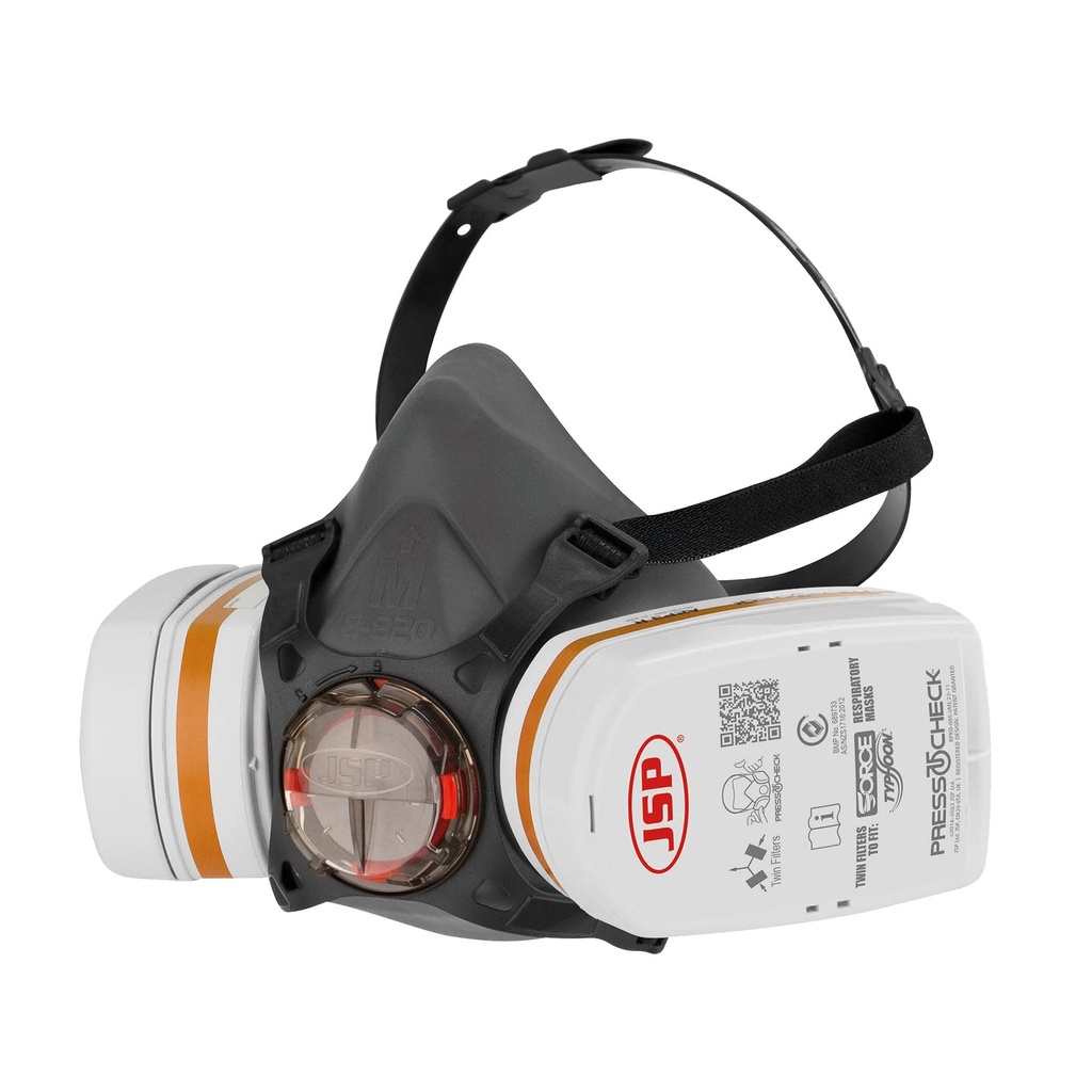 CHEMICAL KIT Assembled Half Mask with ABEK1 Cartridges in Blister Pack - HMABEK1
