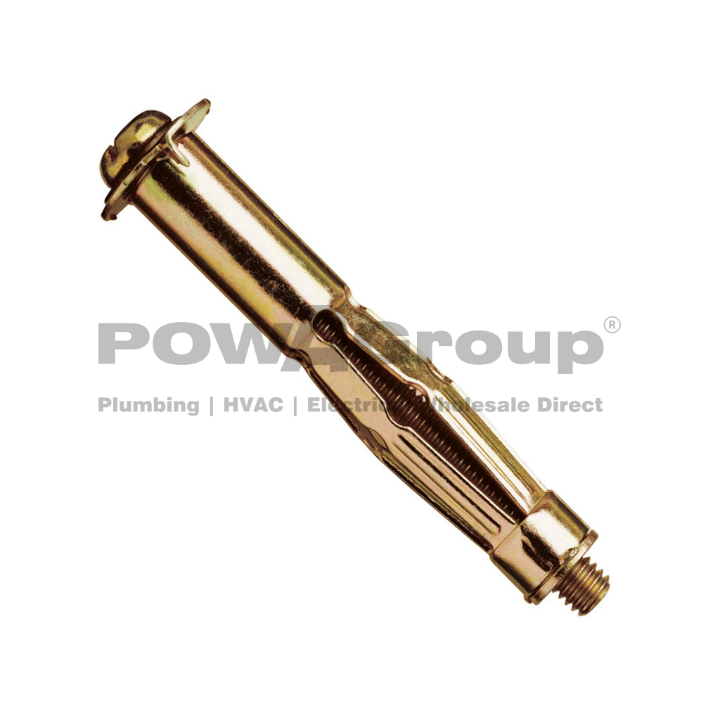 Hollow Wall Anchor 8mm x 10-16 Wall Thickness x 38mm Long