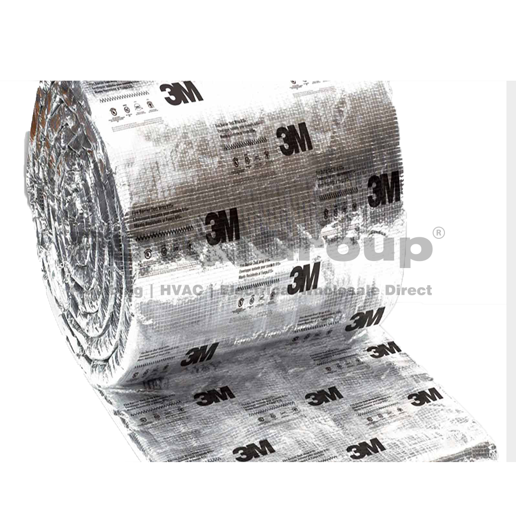 Fya-Defence 3M Duct Wrap - Roll 7620mm Long x 610mm Wide x 38mm Thick