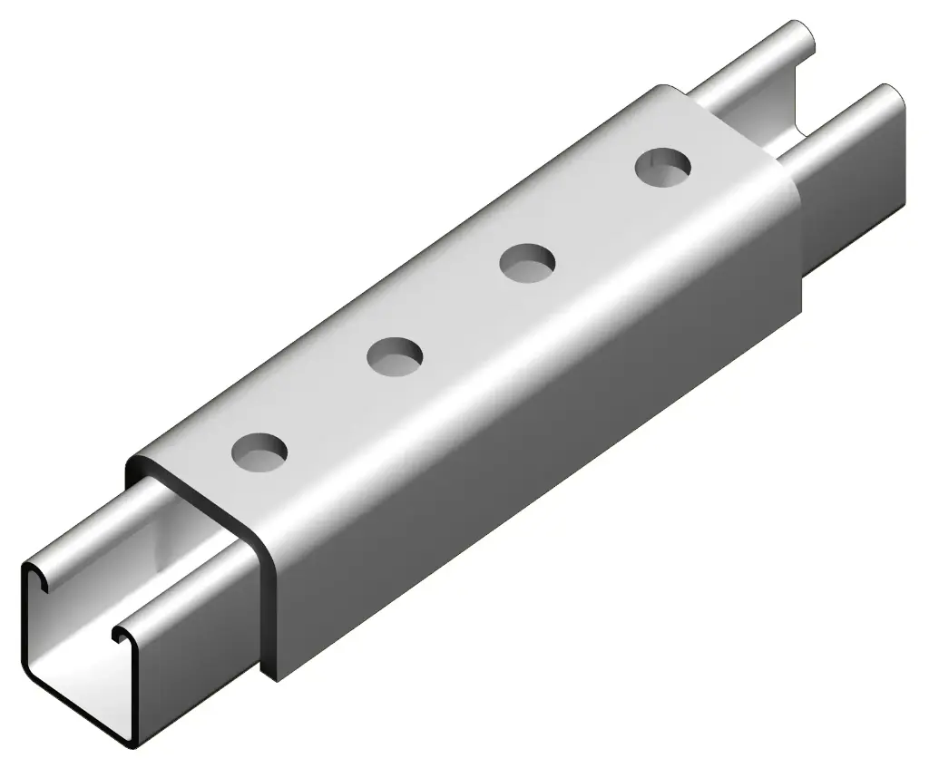 Strut Bracket U Joiner 4 Hole HDG