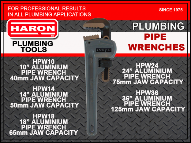 *PO* Pipe Wrench Aluminium 65mm