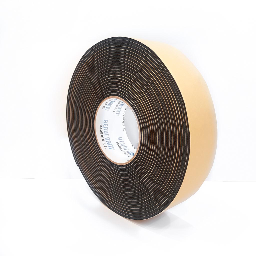 *PO* Self-Adhesive Foam Tape (Black) 3mm x 50mm x 9.1mtrs