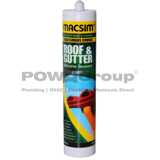 [06RGSG] Silicone Roof &amp; Gutter N/Cure Grey 300ml